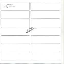 Laser / Inkjet Labels - 14 Labels per Sheet