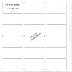Laser / Inkjet Labels - 18 Labels per Sheet