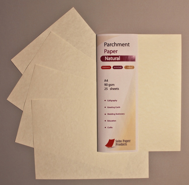 Parchment Paper 90gsm Natural Bulk Buy SOHOPAPER.co.uk