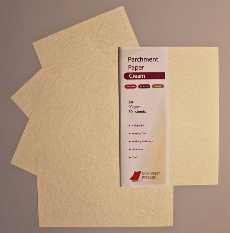 Parchment Paper 90gsm Cream SOHOPAPER.co.uk