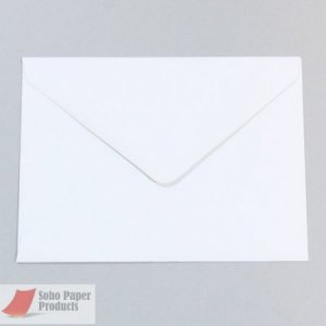 White Greeting Card Envelopes 114x162mm - C6