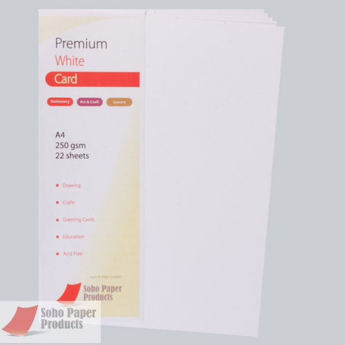 Premium White Card - 250gsm