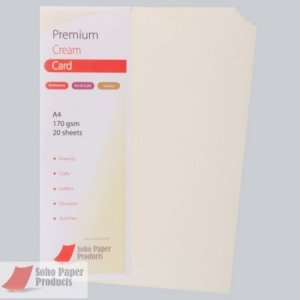 Premium Cream Card  A4 170gsm