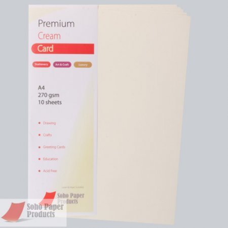 Premium Cream Card - 270gsm