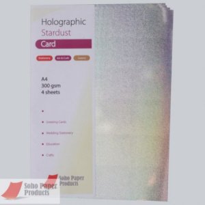 Holographic Stardust Card
