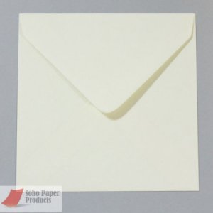 Hammer Embossed Cream Envelopes 155 x 155mm 100gsm