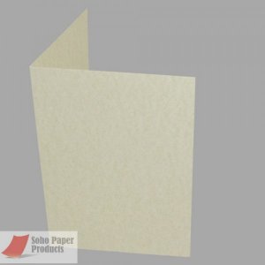 Cream Parchment Creased Cards 240gsm