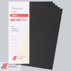 Premium Black 80 gsm Paper