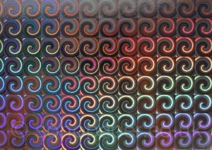 Holographic Swirl Card