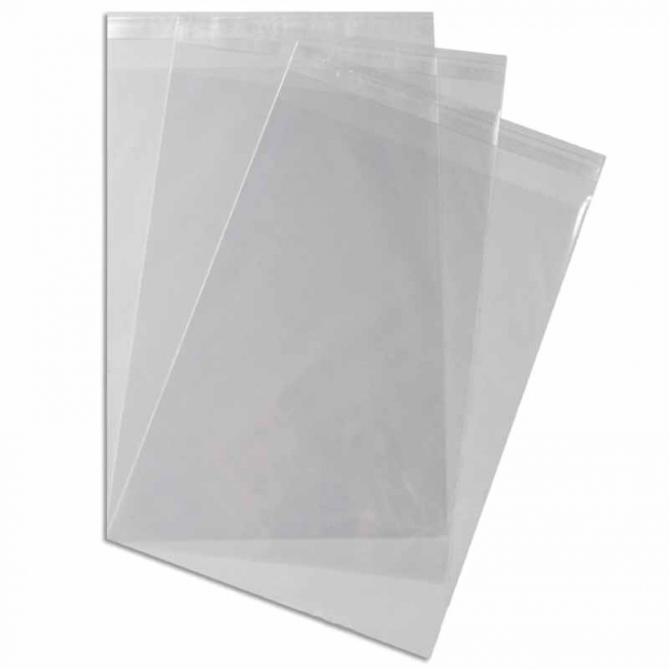 POSTED FLAT A3 Self Seal Clear Cello Bags for Cardmaking 305 x 420mm 