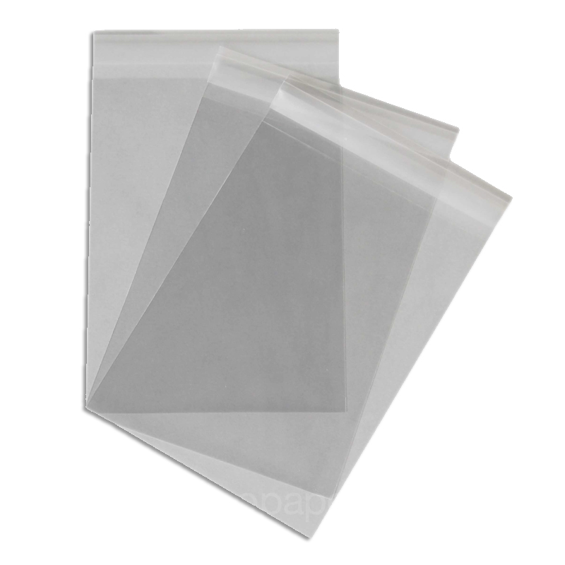 Cello bags 118 x 164mm Cello bags - With Tape - great prices! - Soho Paper