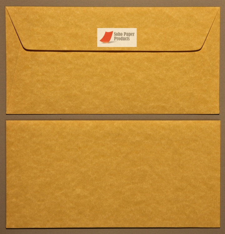 Parchment Gold DL 110 x 220mm Envelopes Soho Paper