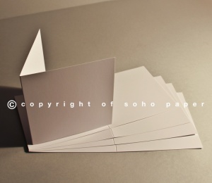 Symbol Card Extra White Creased Cards 270gsm