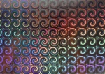 Holographic Swirl Card