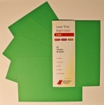 Laser Tints Bright Green Card  A4  160gsm