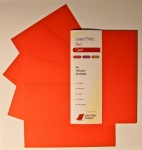 Laser Tints  Red Card  A4  160gsm